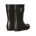 Hunter Original Short Gloss Gummistiefel Für Damen In Schwarz