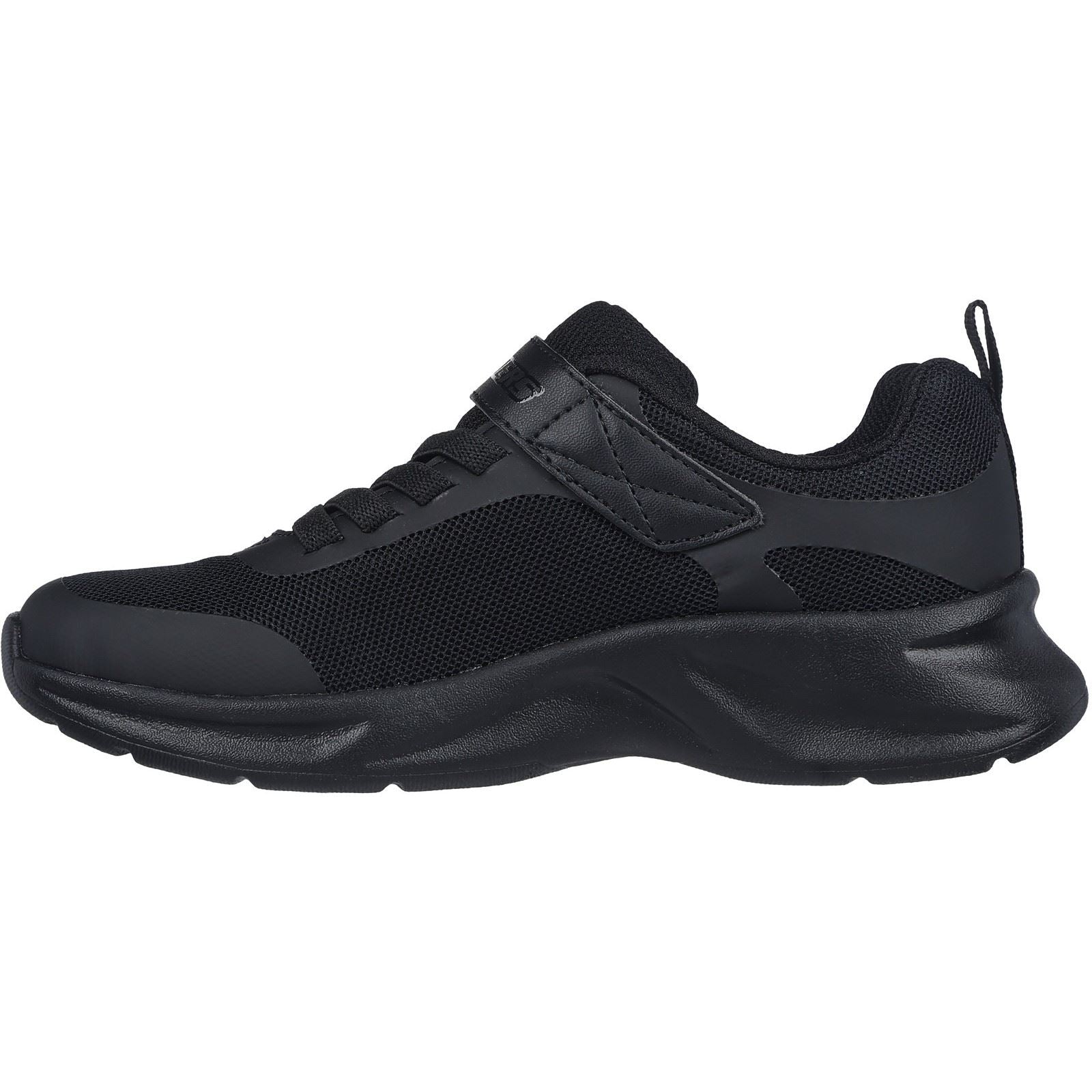 Skechers Dynamatic Damen Schwarze Textilsneaker