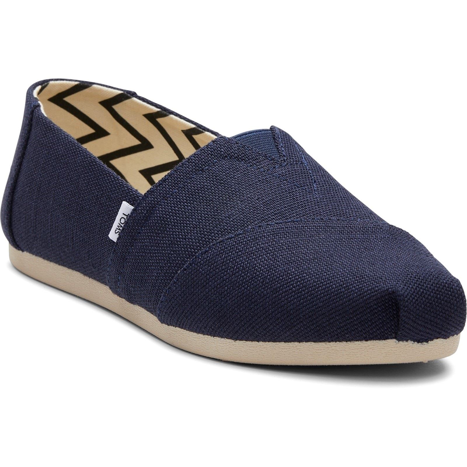 TOMS Alpargata Classic Baumwoll Damen Navy Espadrilles
