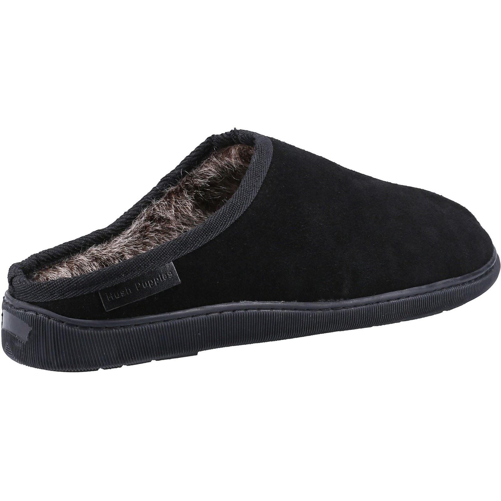 Hush Puppies Ashton Wildleder-Hausschuhe Für Herren In Schwarz