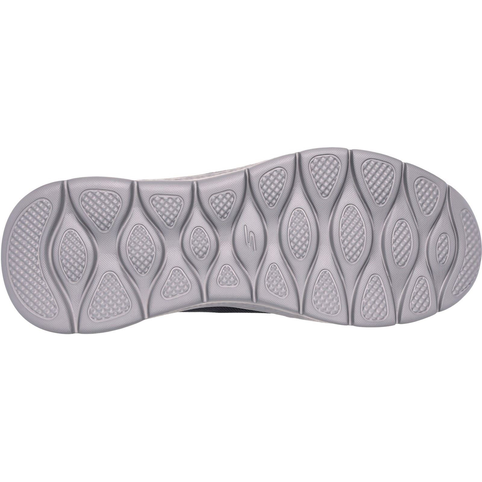 Skechers Go Walk Flex No Hands Herren-Sneaker Aus Dunkelgrauem Synthetik