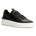 Cruyff Endorsed Tennis Herren Schwarz Leder Sneaker