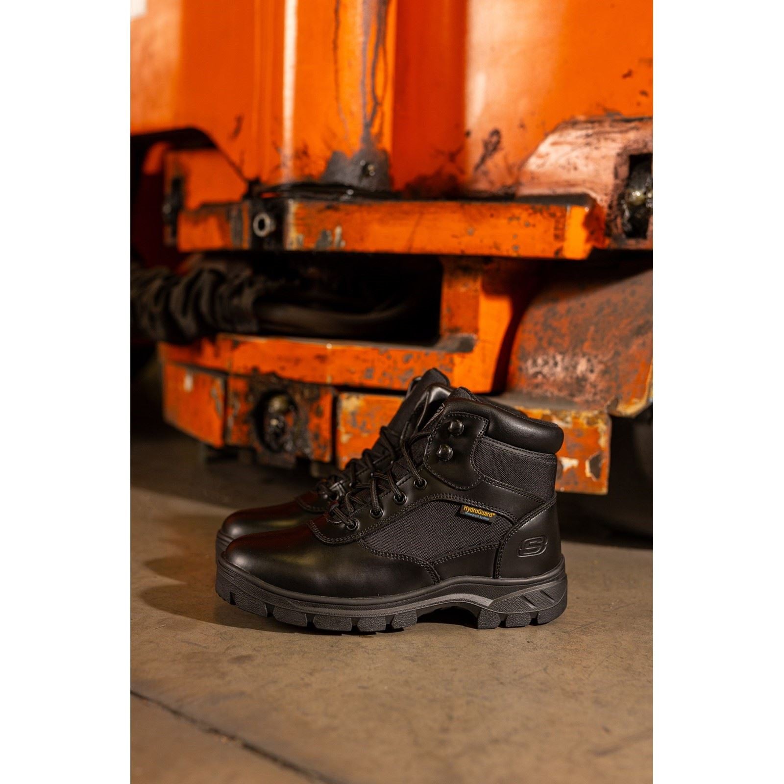 Skechers Workwear Wascana Benen WP Tactical Leder Männer Schwarze Farbe Sicherheitsstiefel