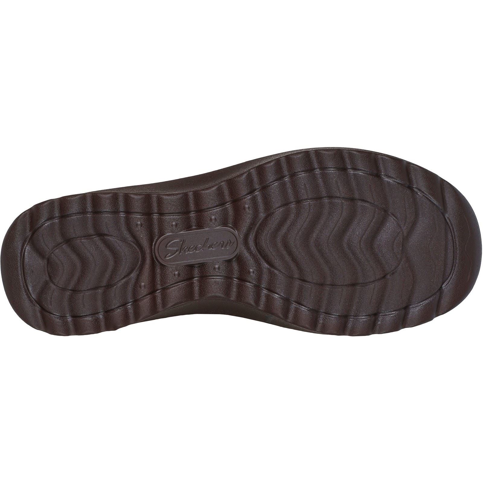 Skechers Lovely Vibe Fall In Bloom Textile Damen Schokoladenbraune Winterstiefeletten
