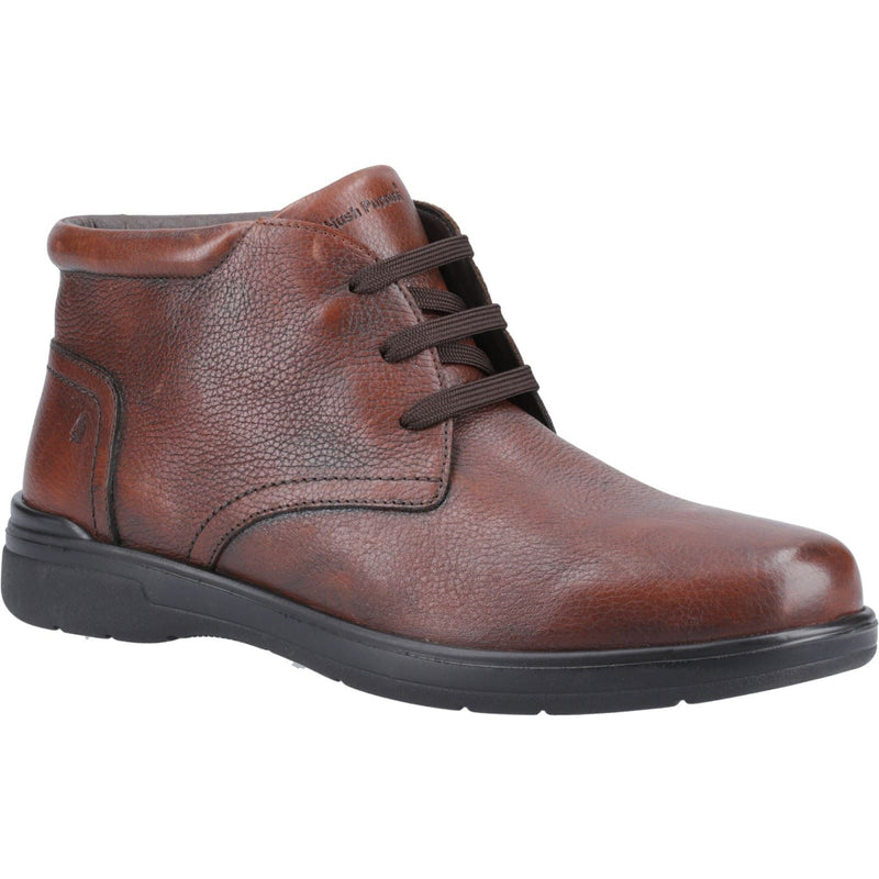 Hush Puppies Malcolm Leder Herren Braune Stiefel