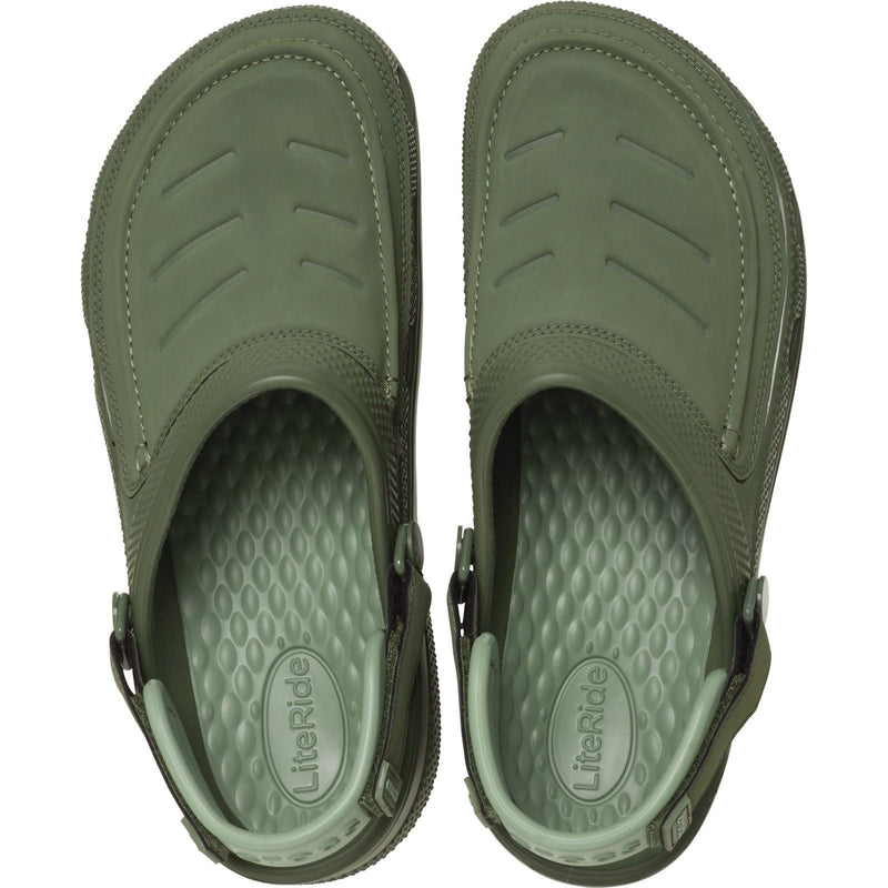 Crocs Yukon Vista II Herren Clogs In Armee Grün Aus Polyurethan