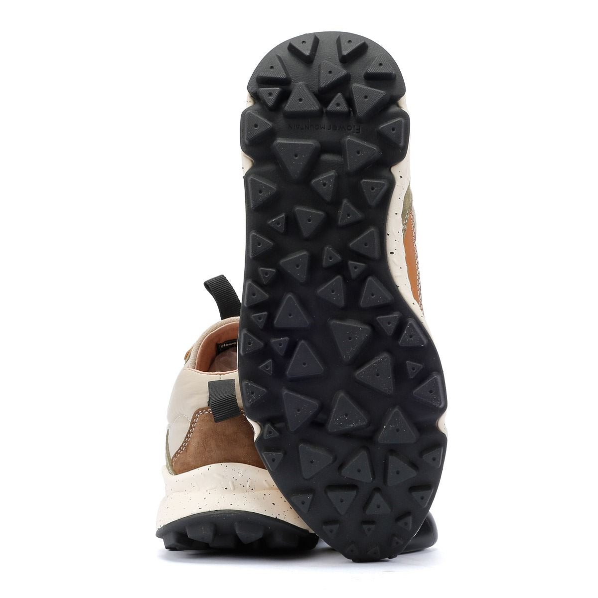 Flower Mountain Lenzan Wildleder Herrensneaker In Beige