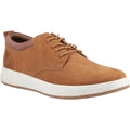 Hush Puppies Bowen Herren Lederschuhe In Tan Zum Schnüren