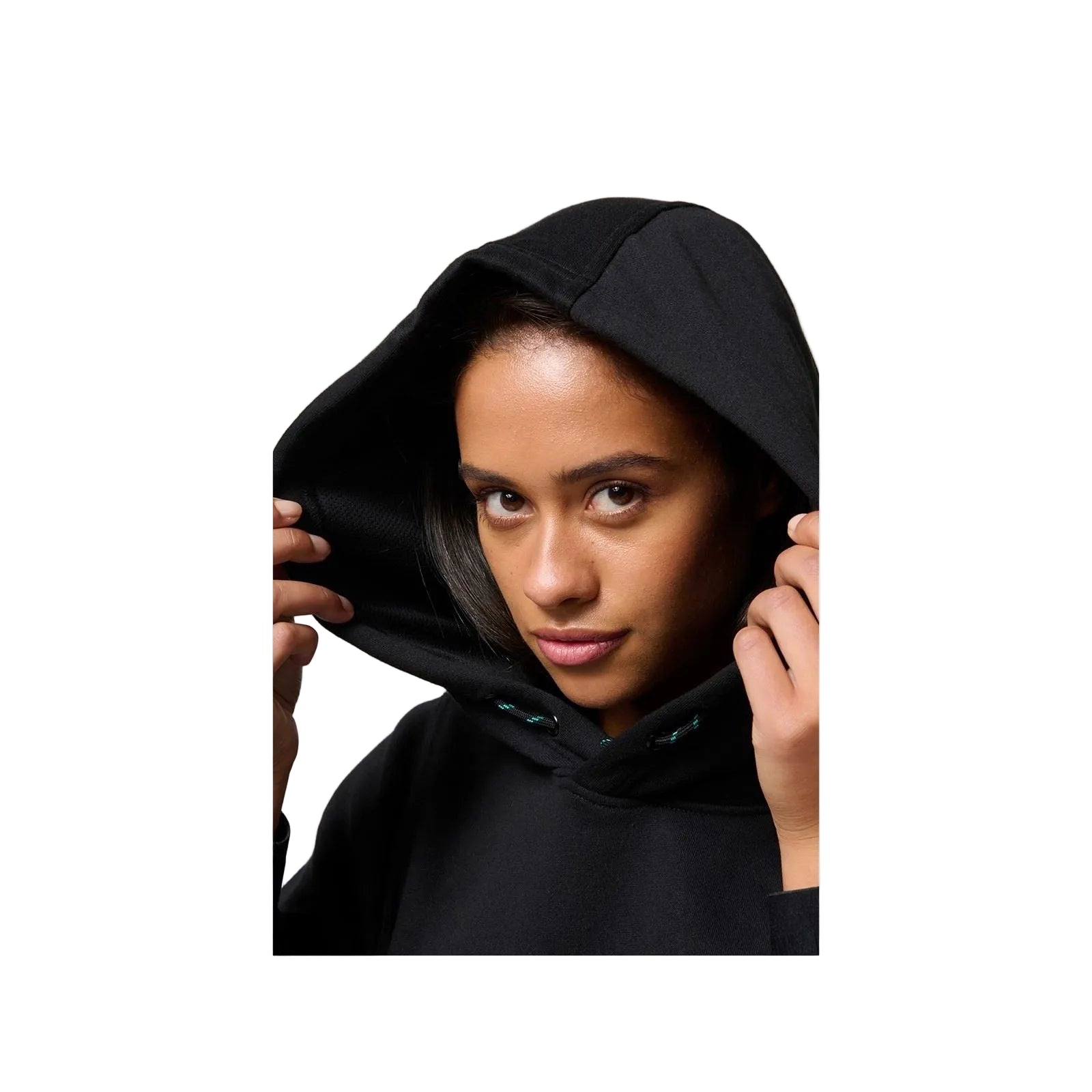 Hard Yakka Gladiator Baumwolle Damen Schwarz Kapuzenpullover