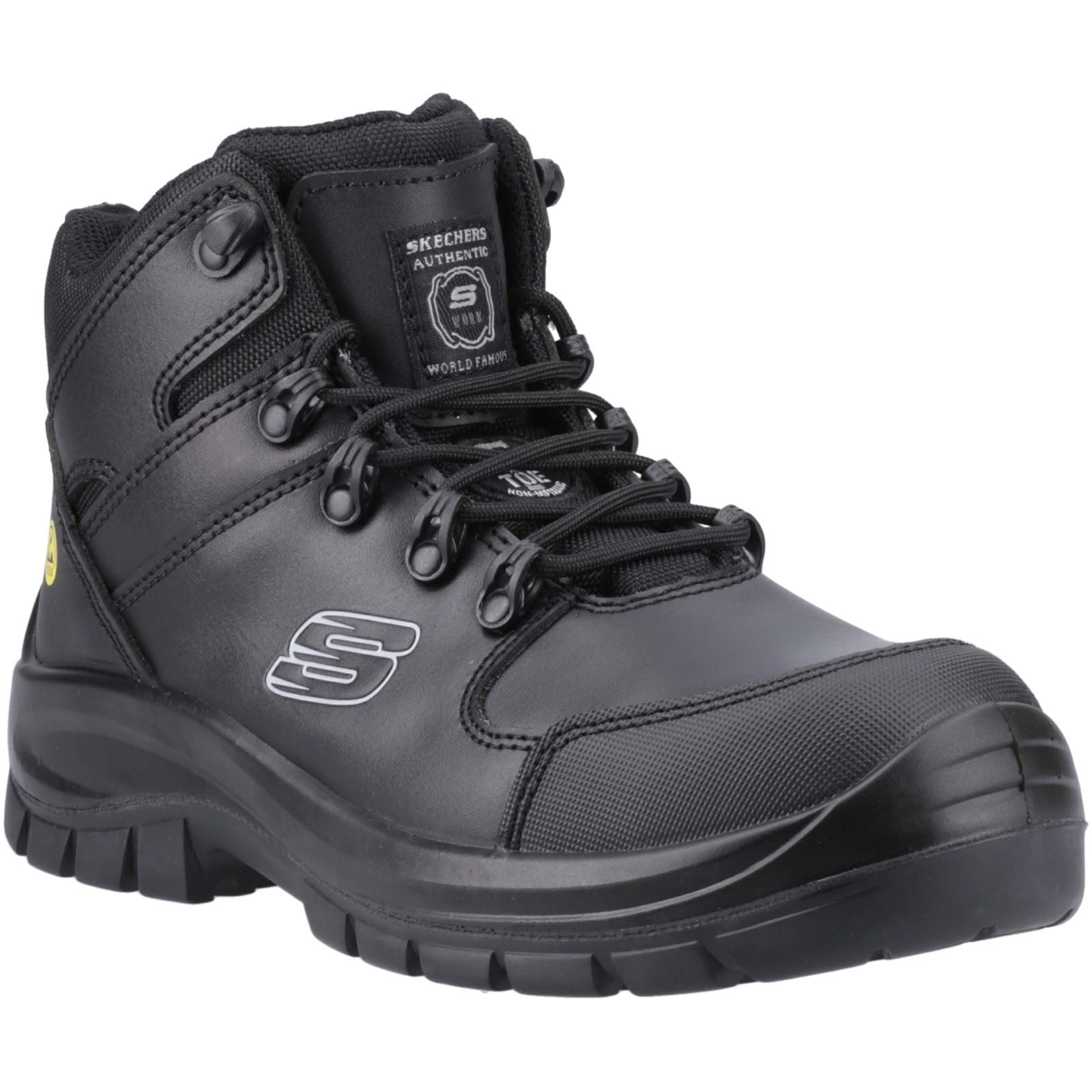 Skechers Workwear Trophus Kilram Leder Männer Schwarze Farbe Sicherheitsstiefel