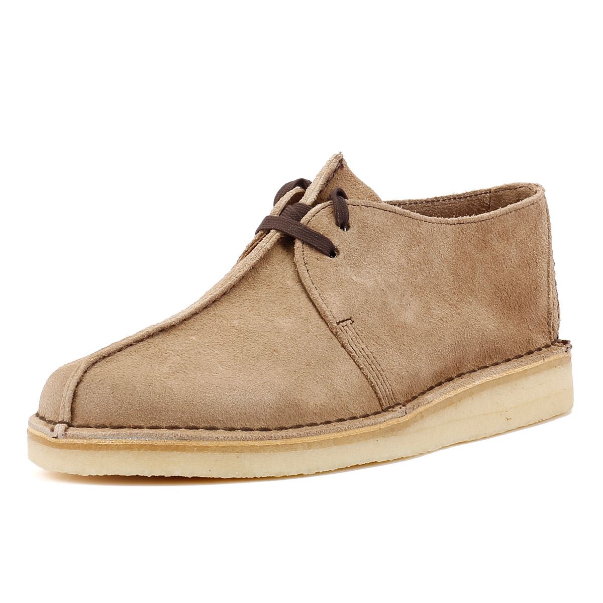 Clarks Originals Desert Trek Wildleder Herren Braune Schnürschuhe