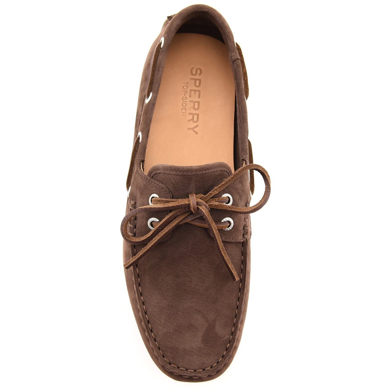 Sperry Orland 2-Eye Driver Leder Herren Braune Bootsschuhe