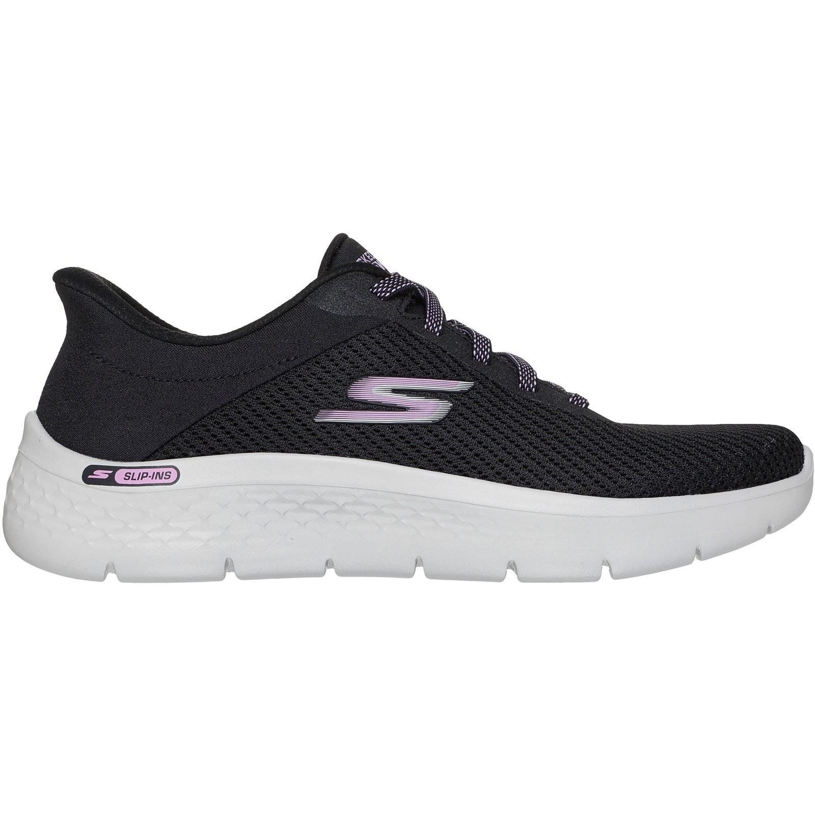 Skechers Go Walk Flex Damen Sneaker In Schwarz Aus Textil