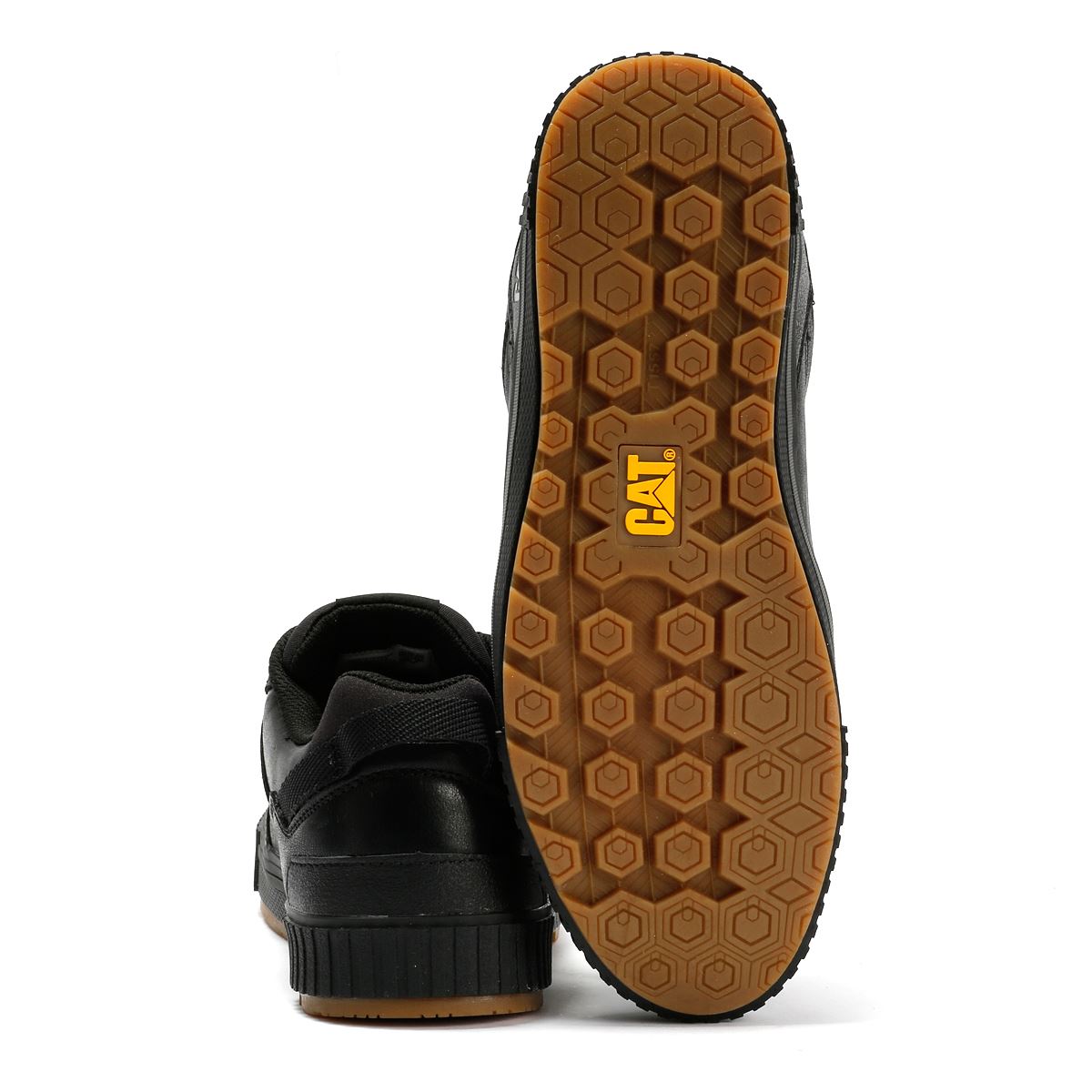 Caterpillar Axiom Leder Herren Schwarz Schnürschuhe