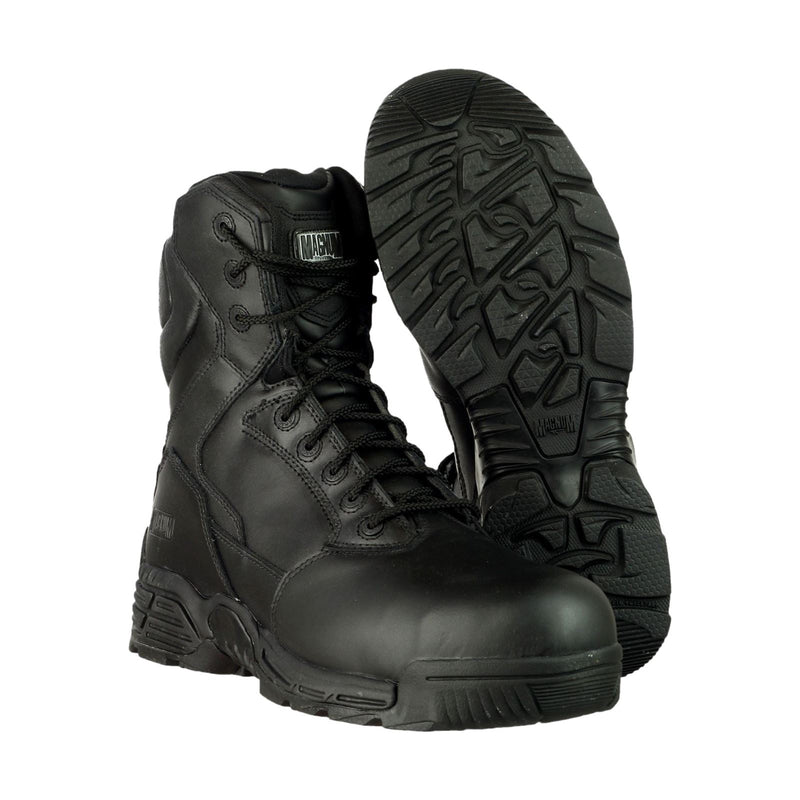 Magnum Stealth Force Acht Komma Null Leder Schwarze Sicherheitsstiefel