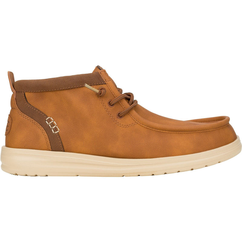 HEYDUDE Wally Mid GripR Classic Herren Cognac/Braune Stiefel