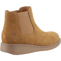 Hush Puppies Leonie Damen Wildleder Flache Chelsea Stiefel in Tan
