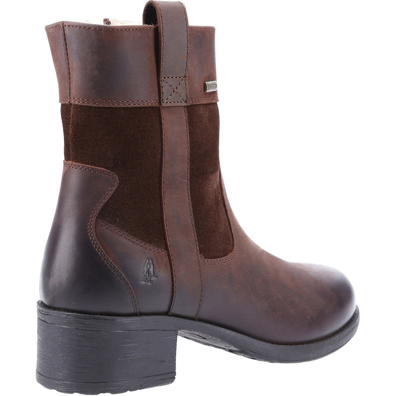 Hush Puppies Saskia Damenstiefel Aus Braunem Wildleder