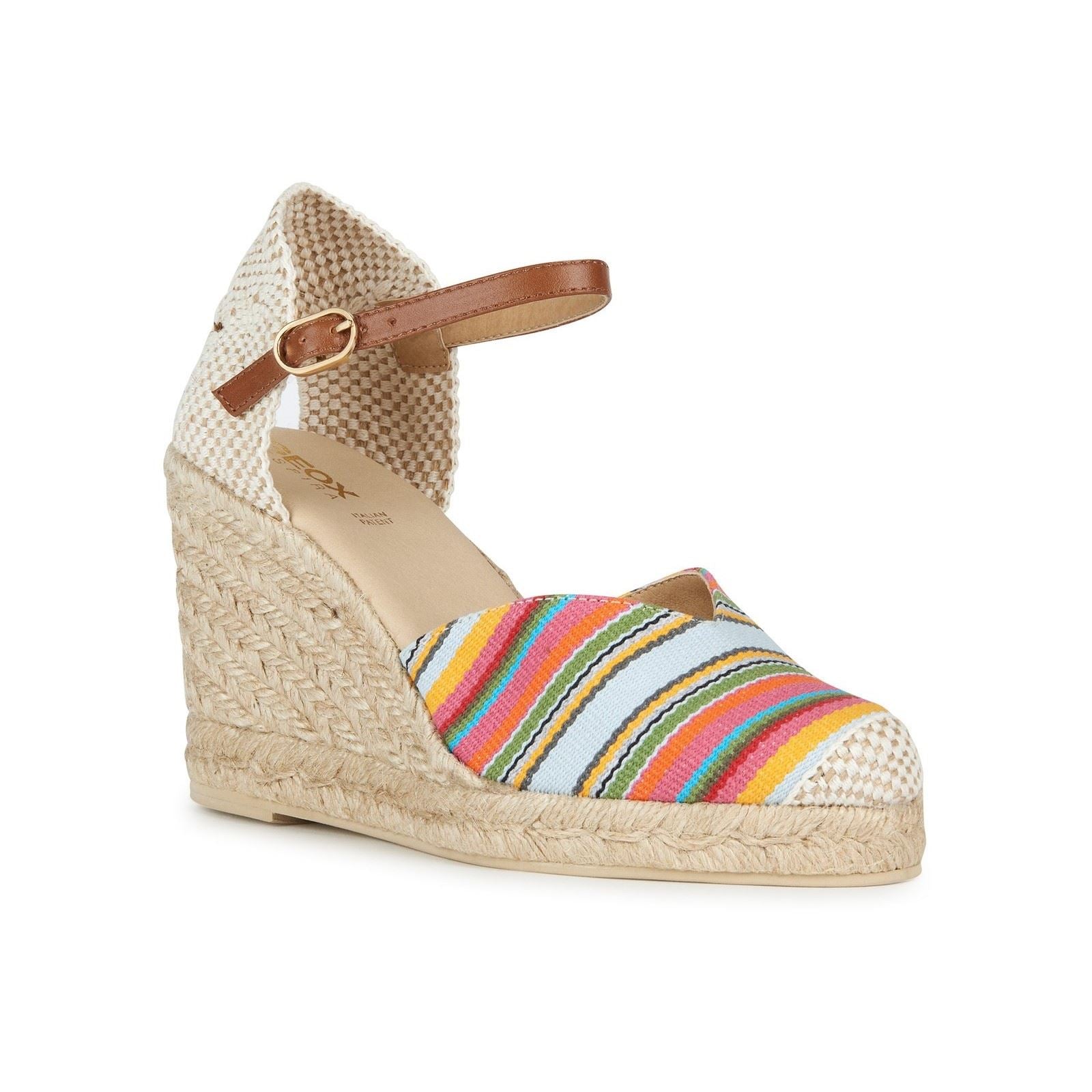 Geox D GELSA Damen-Sandalen In Kamel色