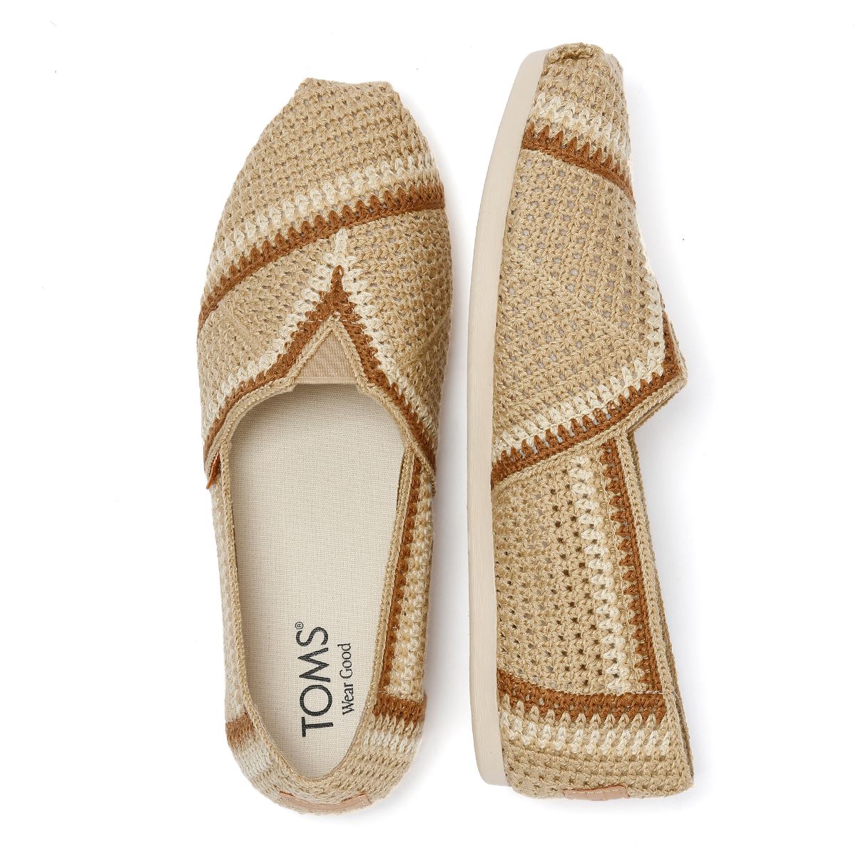 TOMS Alpargata Classic Baumwoll Espadrilles Für Frauen In Beige