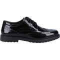 Hush Puppies Verity Leder Damen Lack Schwarze Brogues Schuhe