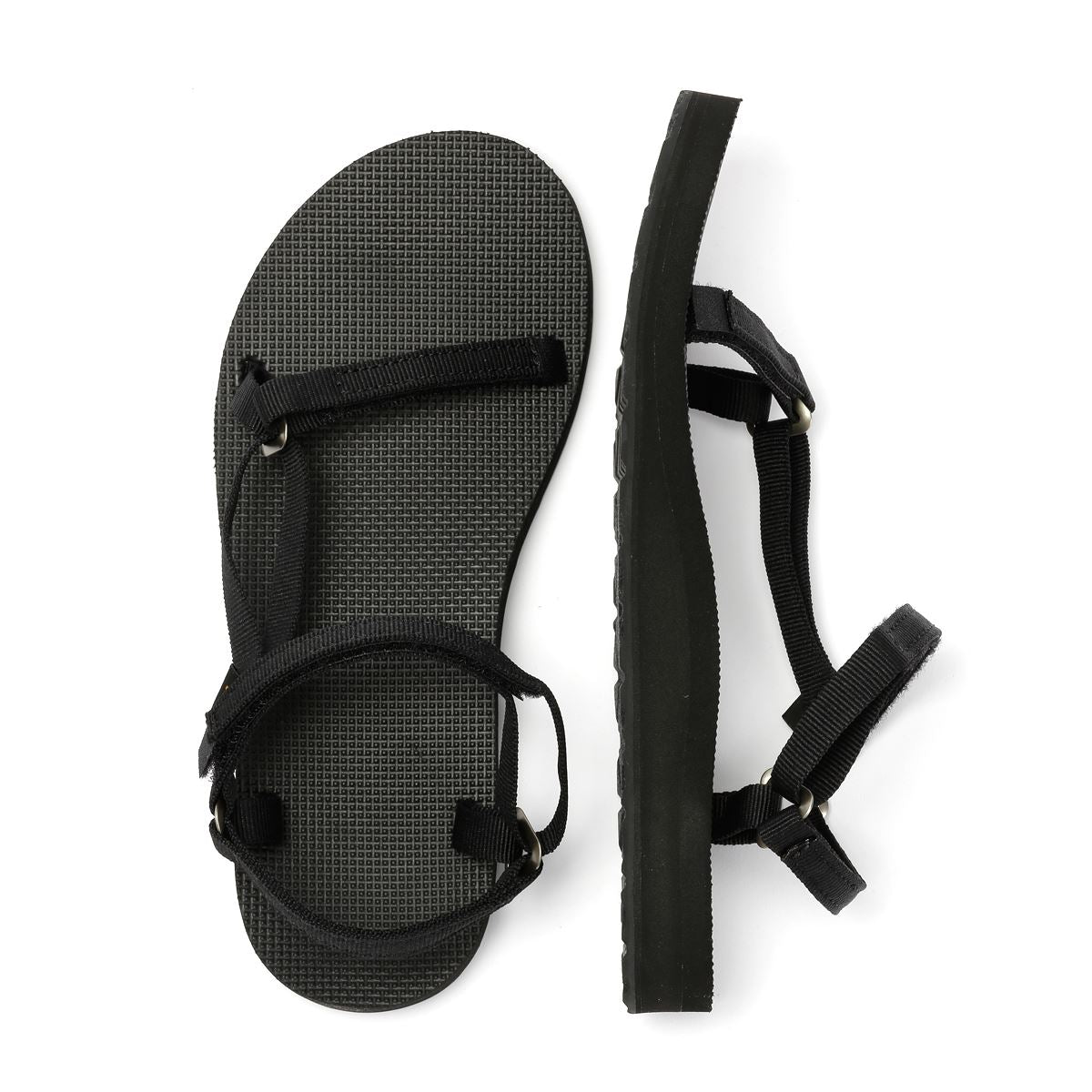 Teva Original Universal Slim Damen Schwarze Sandalen