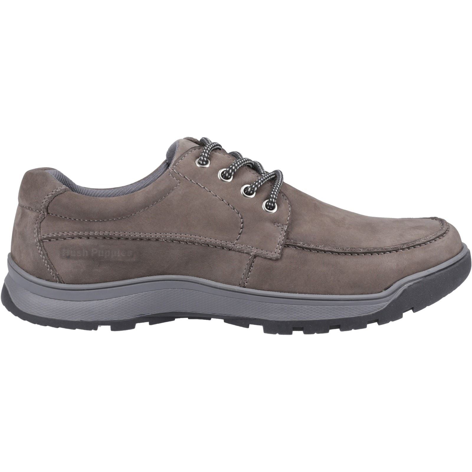 Hush Puppies Tucker Lace Herrenschuhe Aus Grauem Nubukleder Mit Schnürung