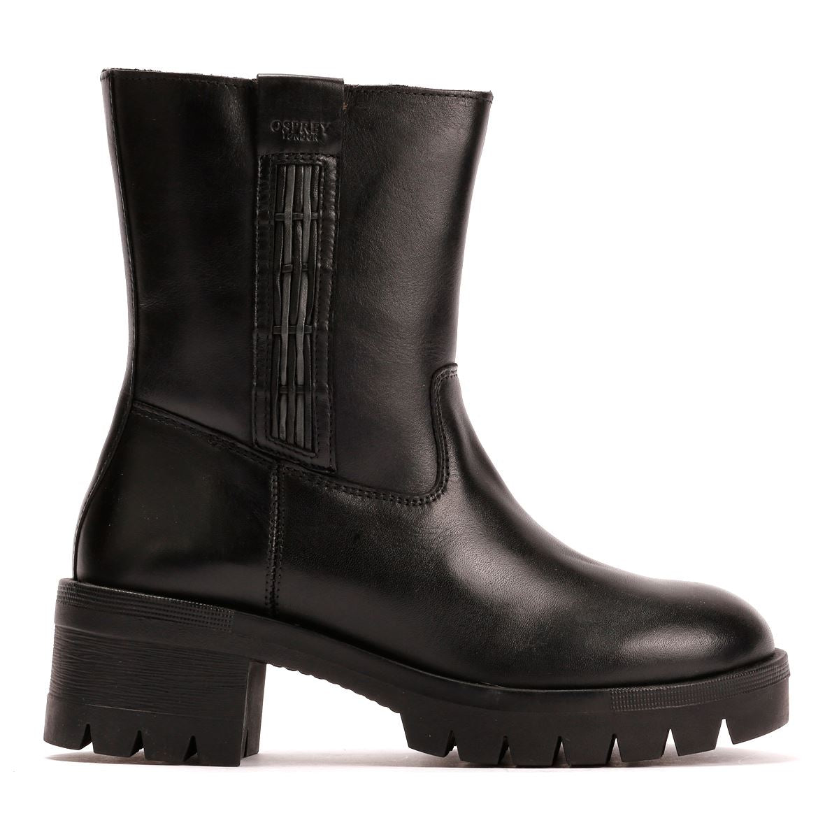Osprey London The Indiana Leder Damen Schwarze Stiefel