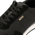Boss Titanium Herren Schwarze Turnschuhe