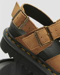 Dr. Martens Voss II EH Damen Sandalen Aus Wildleder In Braun