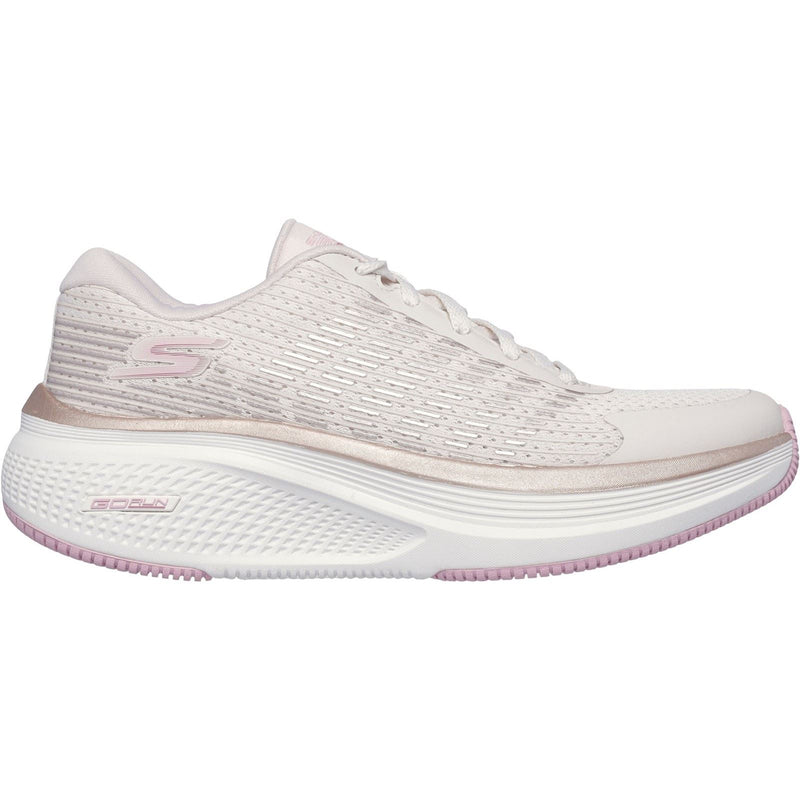 Skechers Performance GO RUN Elevate 2.0 Damen Sneaker Aus Natürlichen/Rosa Textilmaterialien