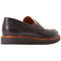 Base London Sid Herren Mokassins Aus Braun/Beigem Leder