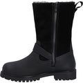 Hunter Ness Damenlederstiefel In Schwarz