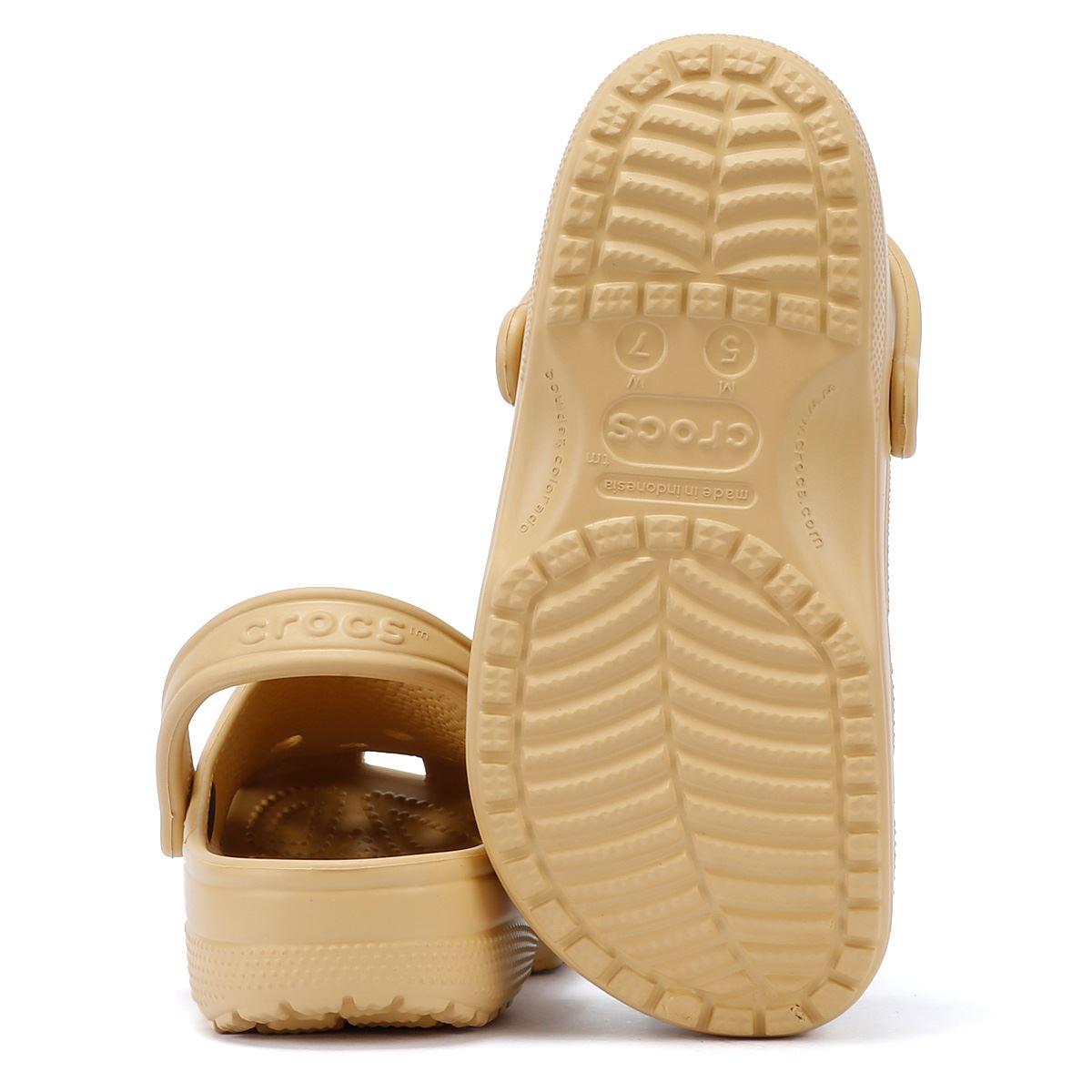 Crocs Classic Damen Weizen Clogs