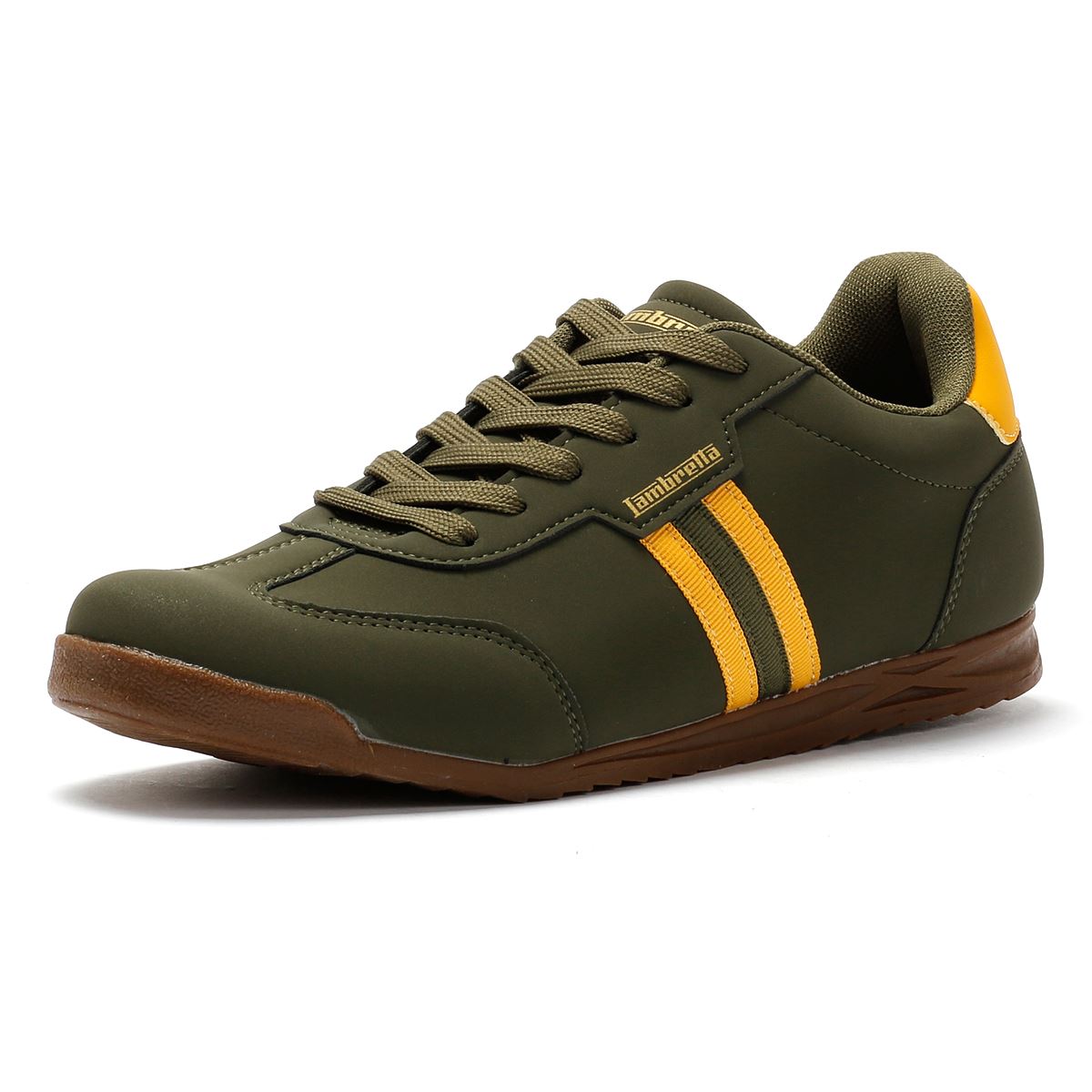 Lambretta Tackle Herren Grüne Sneaker