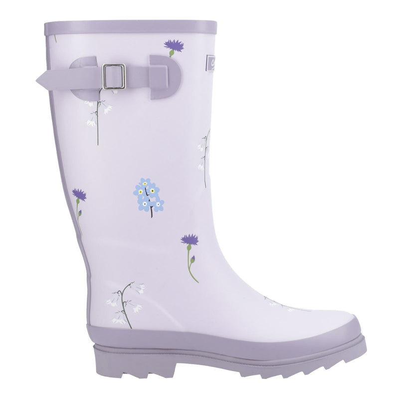 Cotswold Wildflower Tall Damen Gummistiefel In Flieder