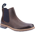 Hush Puppies Justin Chelsea Braune Herrenstiefel Aus Leder