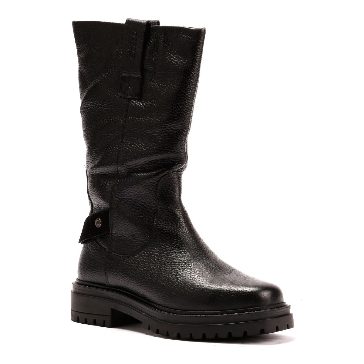 Osprey London The Gabarron Leder Damen Schwarze Stiefel