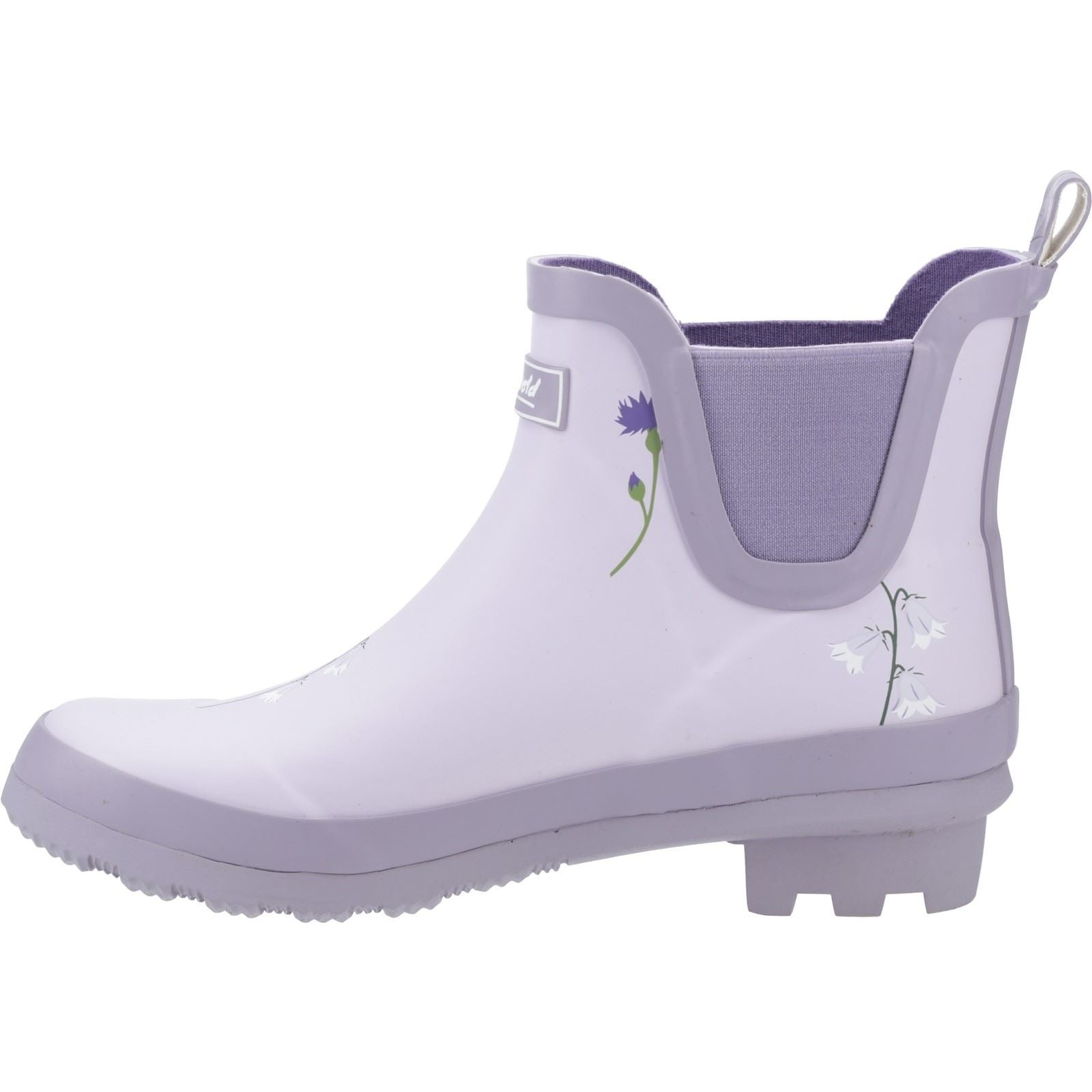 Cotswold Wildflower Ankle Damen Gummistiefel In Flieder