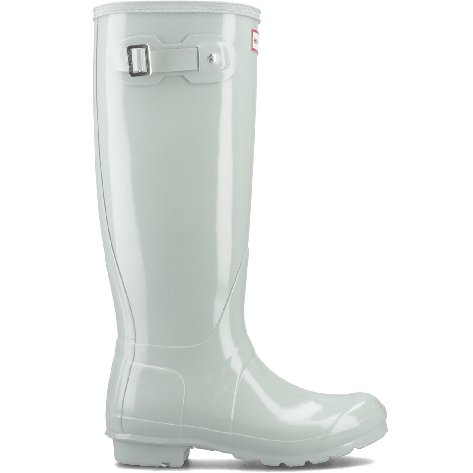 Hunter Original Tall Gloss Damen Gummistiefel In Seetanggrün
