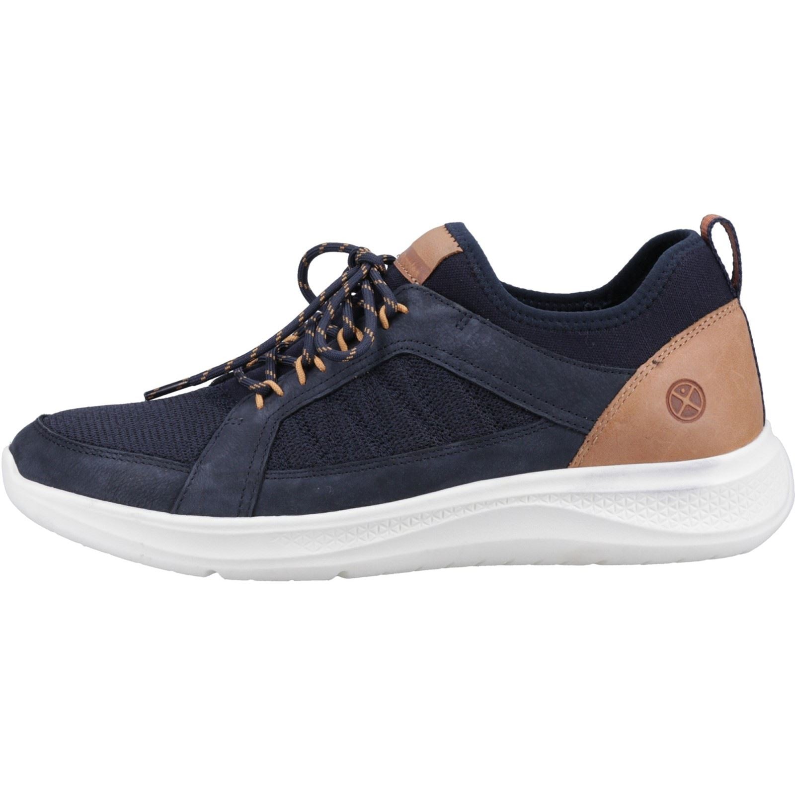Hush Puppies Elevate Stoff Herren Sneaker In Marineblau