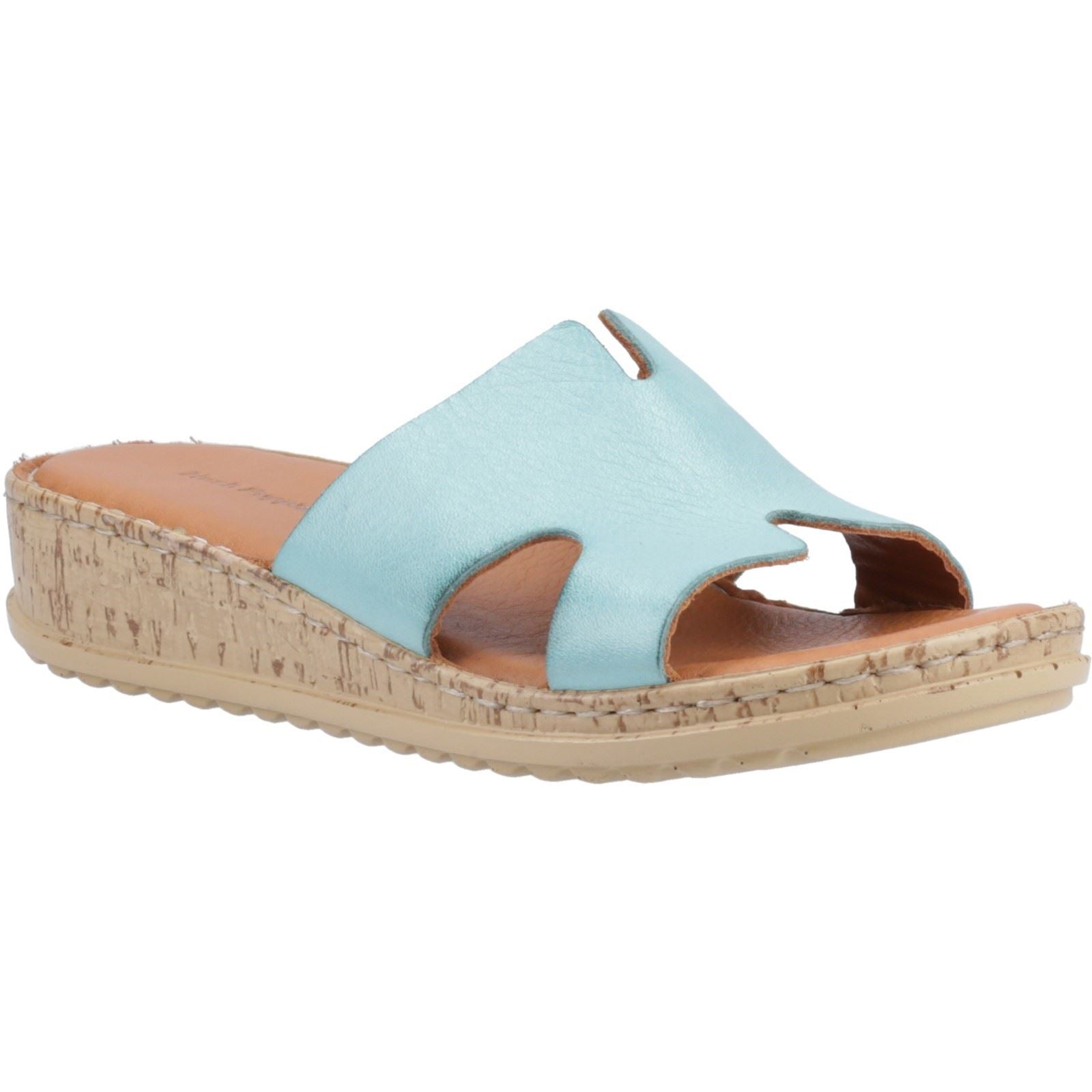 Hush Puppies Eloise Damen Sandalen Aus Leder In Aqua
