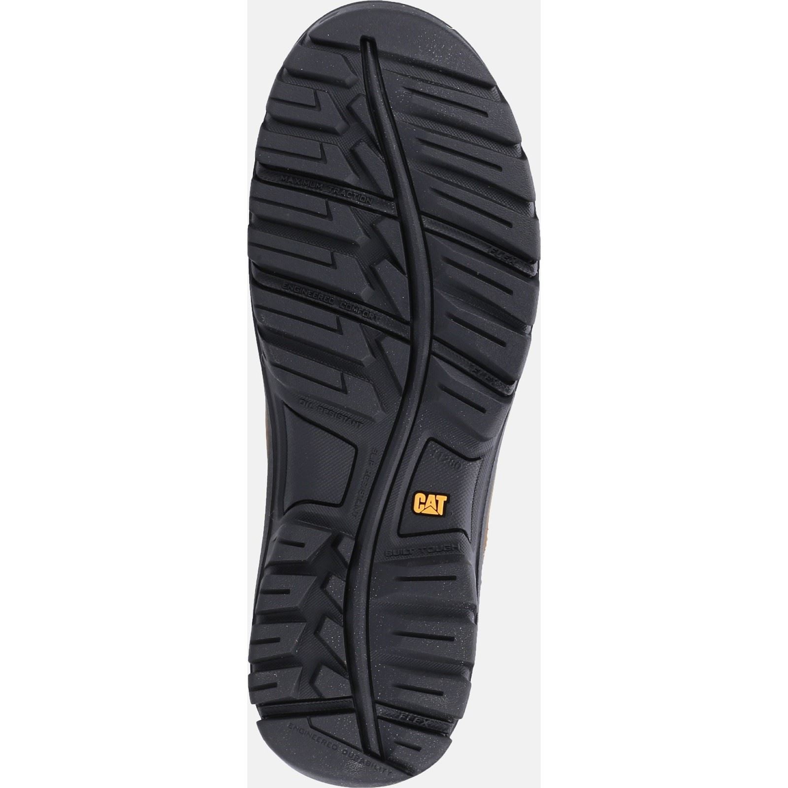 Caterpillar Rahmen Leder Dichtungsbraune Sicherheitsstiefel