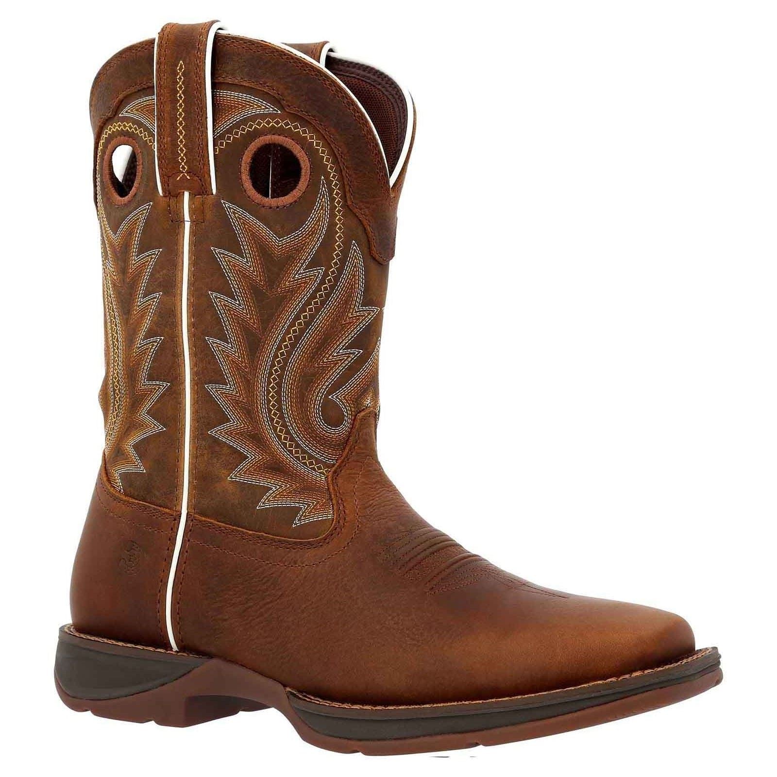 Durango Rebel Herrenstiefel Aus Braunem Sattelleder