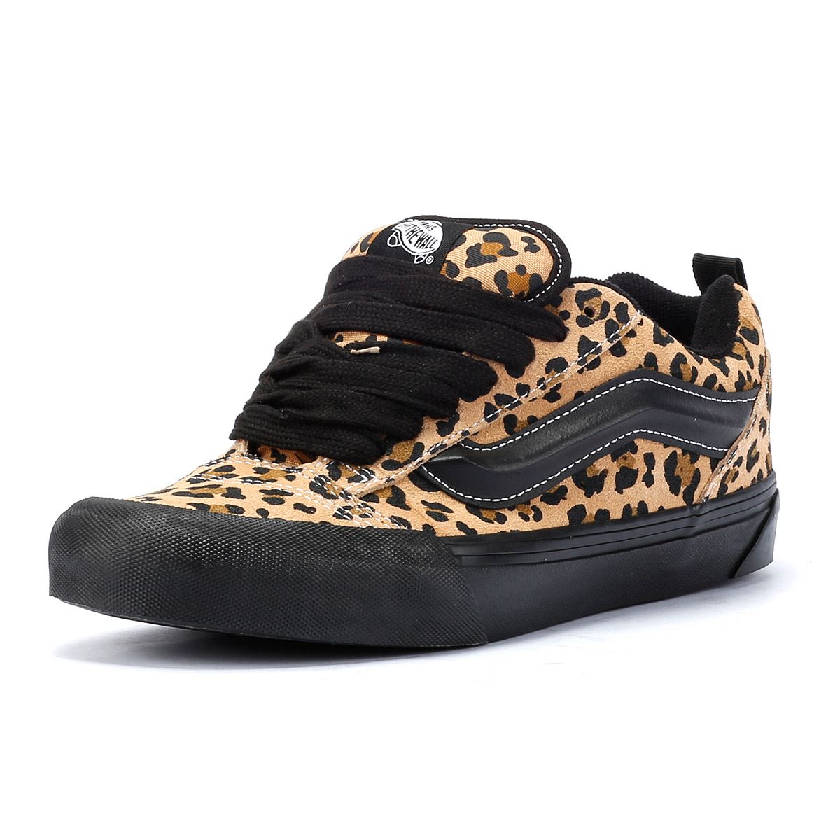 Vans Knu Skool Schwarze Farbe Ledersneakers