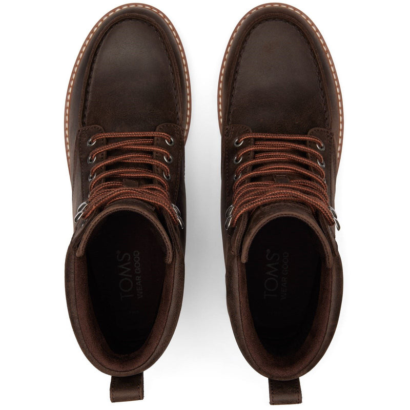 TOMS Palomar Leder Herren Dunkelbraune Stiefel