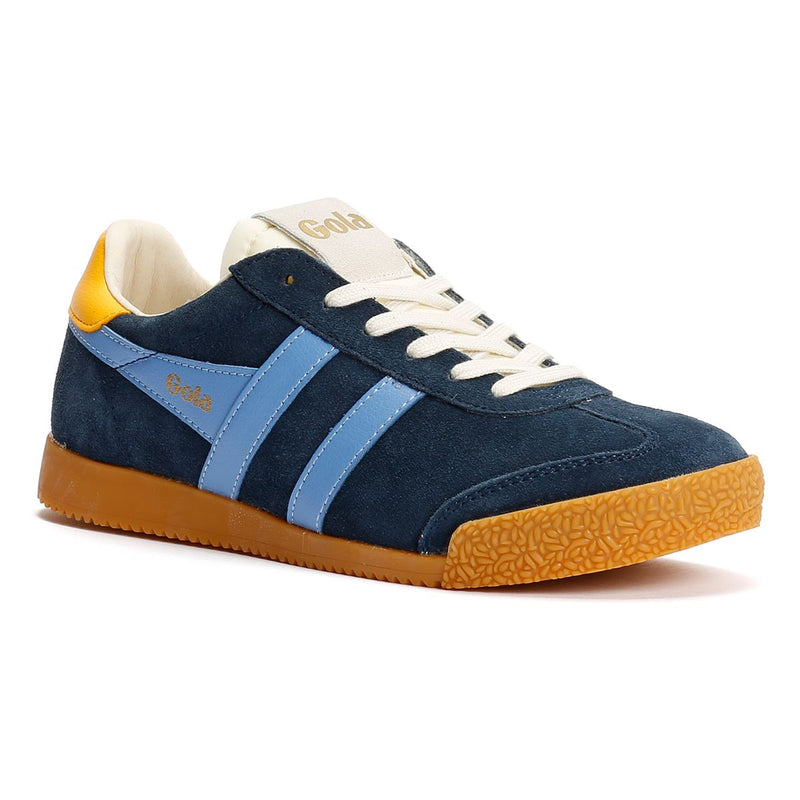 Gola Elan Damen Wildleder Sneaker In Blau