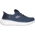 Skechers Edgeride Impression Damen Sneaker In Marineblau/Lavendel