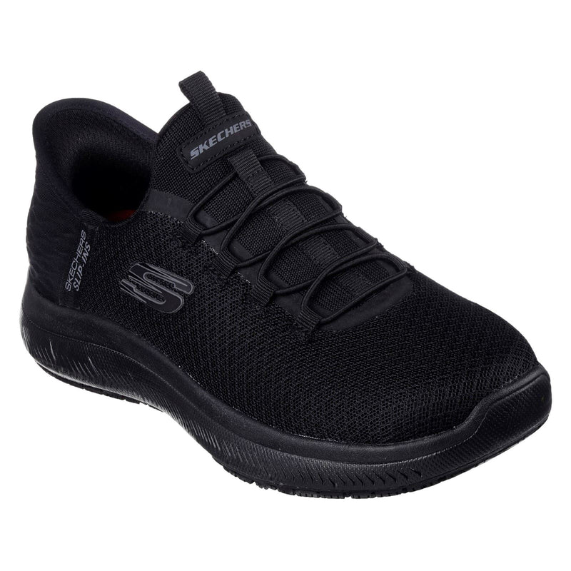 Skechers Workwear Summits SR - Enslee Textil Damen Schwarze Sicherheits Sneakers
