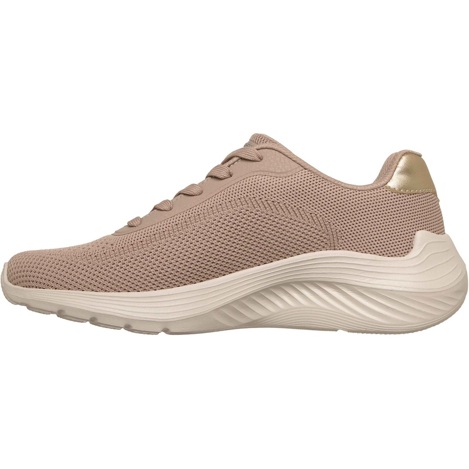 Skechers Bobs Squad Waves Current Look Textile Damen Sneakers In Taupe